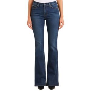 COH Simone #105 Stretch Low Waist Flare Size 26 HEMMED